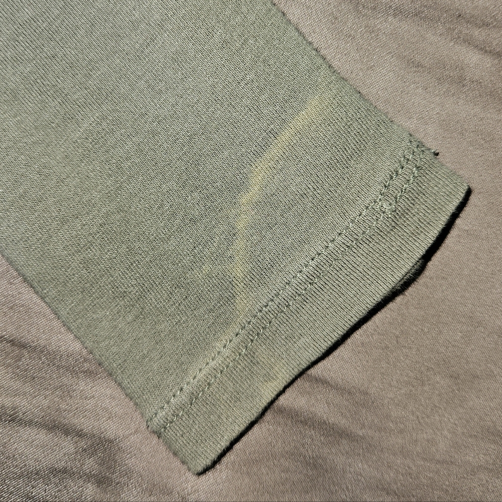Olive Green Fitted Long Sleeve - Picture 2 of 4